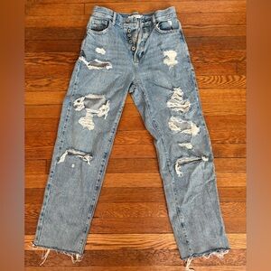 PacSun Light Blue Button-Fly Jeans